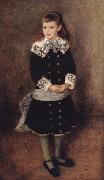 Pierre Renoir Marthe Berard(Girl Wearing a Blue Sash) Sweden oil painting artist